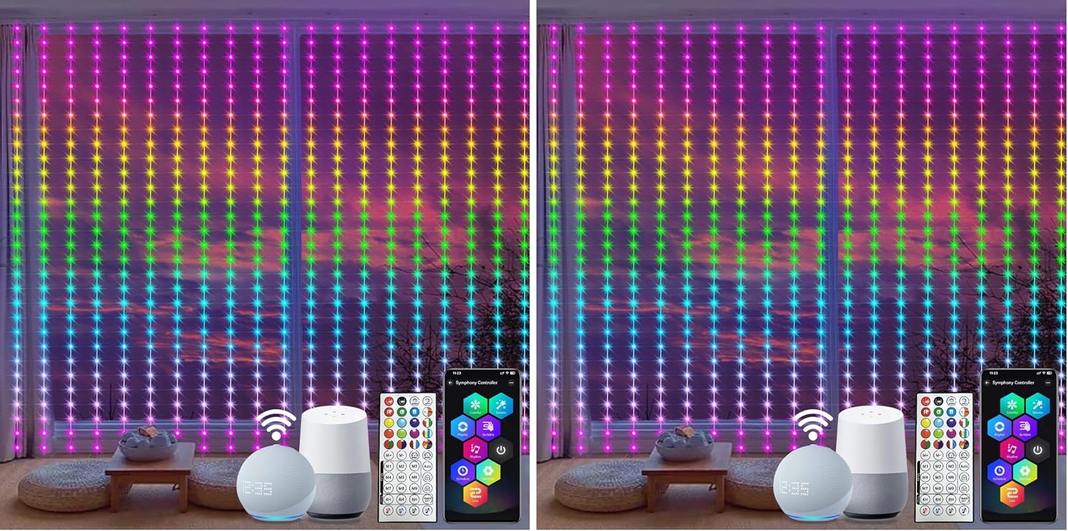 Curtain Lights — 600 LED, 20 × 10 ft, Dual Colour with Timer - Image 11