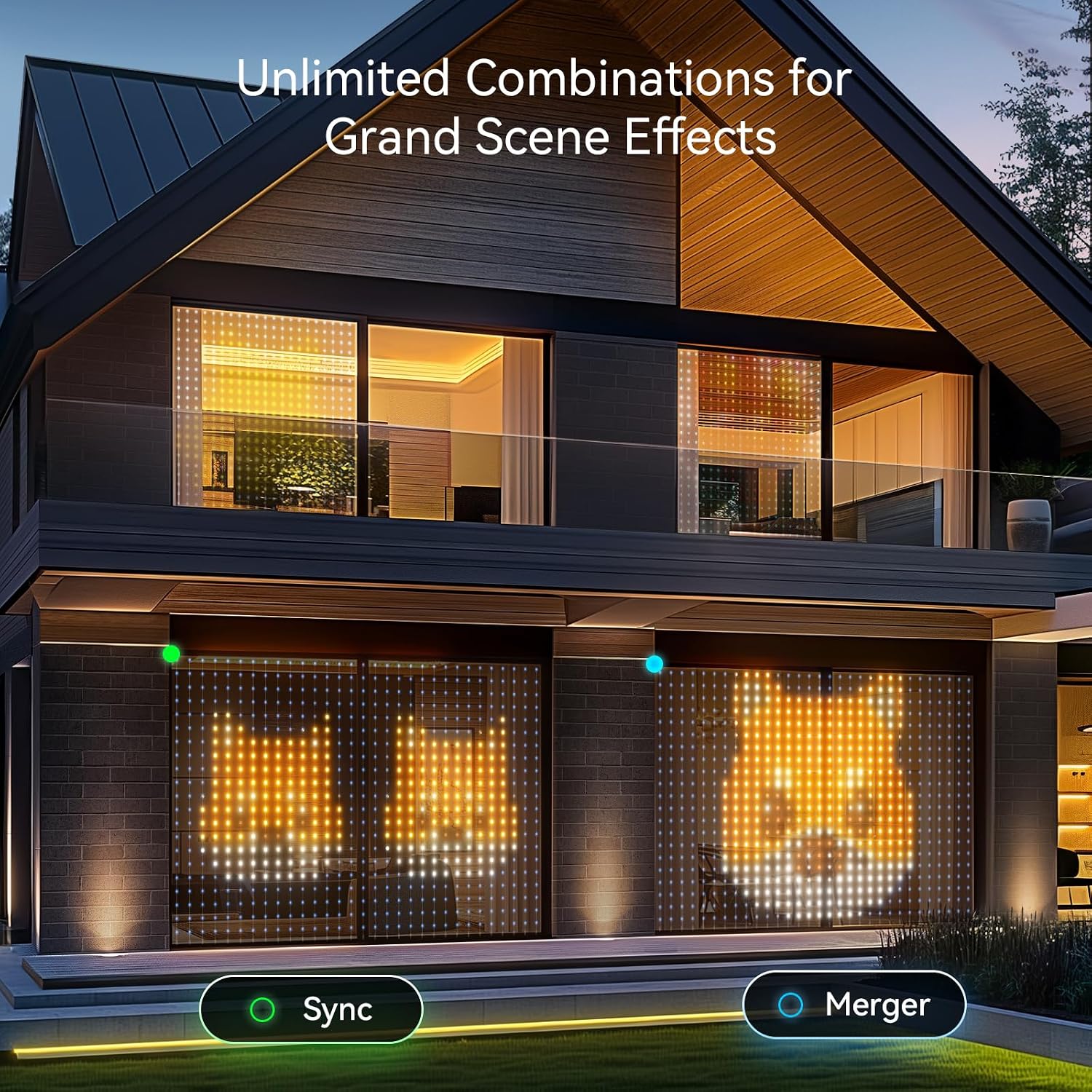 Smart Curtain Lights — 441 LED, Music Sync, Dynamic Patterns - Image 9
