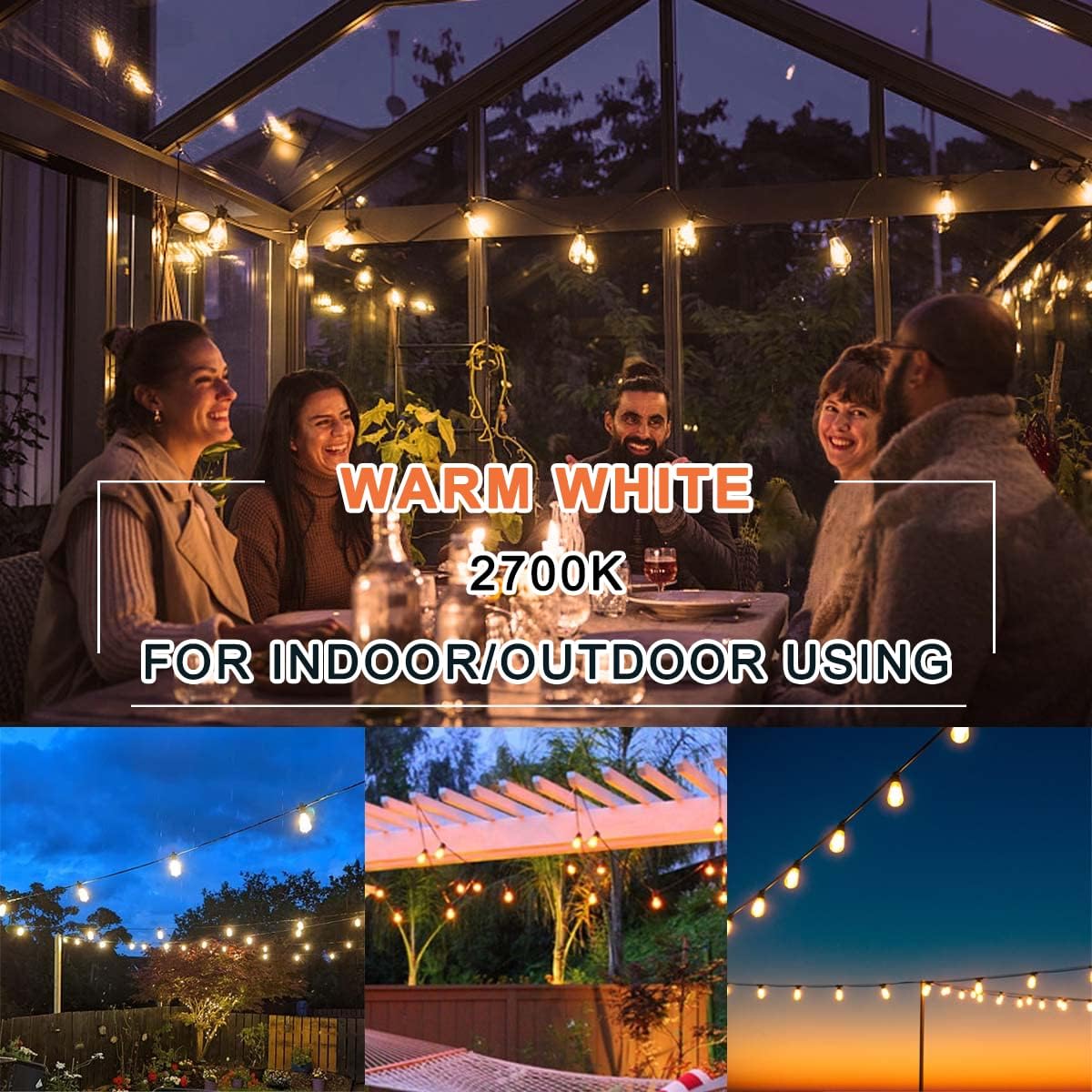 Outdoor String Lights — 240 ft, Waterproof, Commercial Grade - Image 5