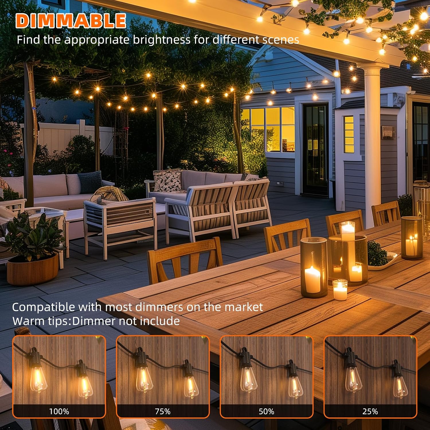 Outdoor String Lights — 240 ft, Waterproof, Commercial Grade - Image 7